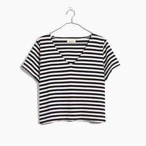 Madewell | B&W Cropped T-shirt